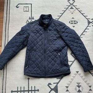 Banana Republic - Quilted Jacket - Navy Blue - Size Large